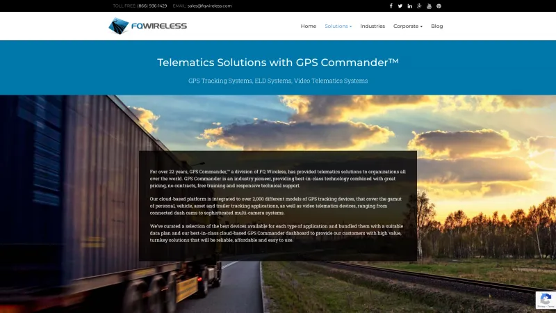 Homepage of GPS Commander