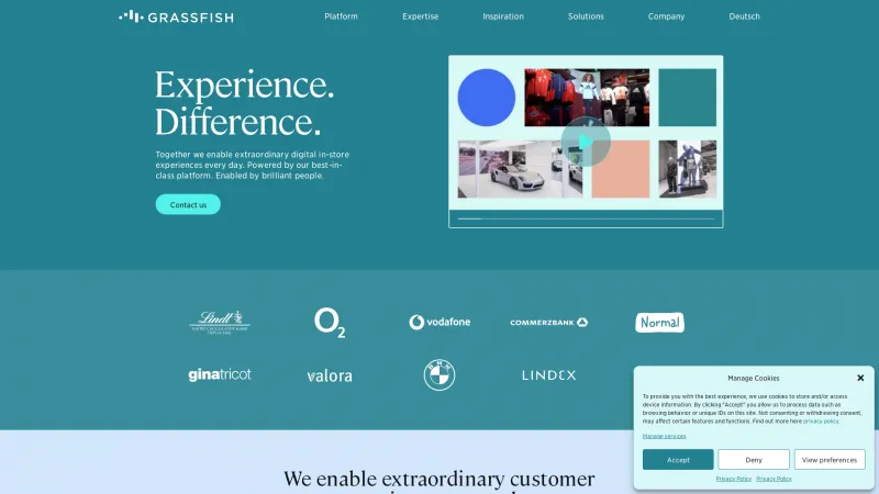 Homepage of Grassfish