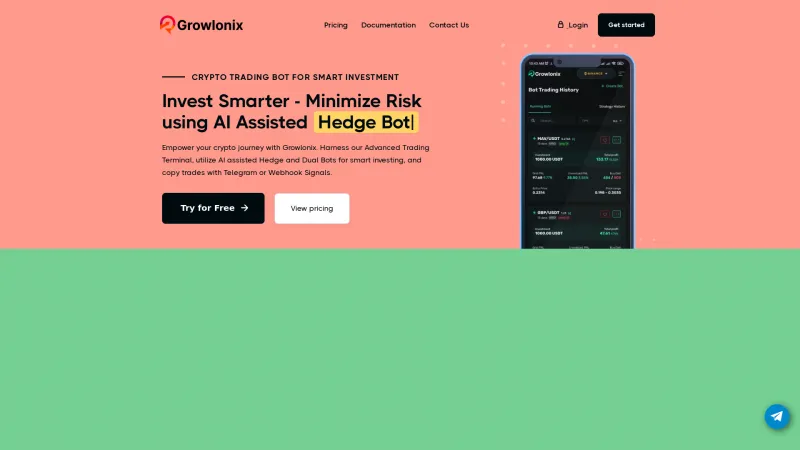 Homepage of Growlonix