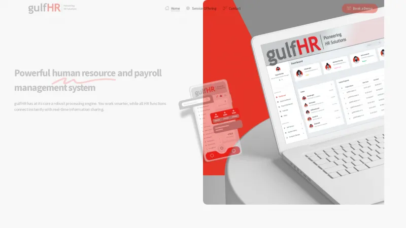 Homepage of Gulf HR