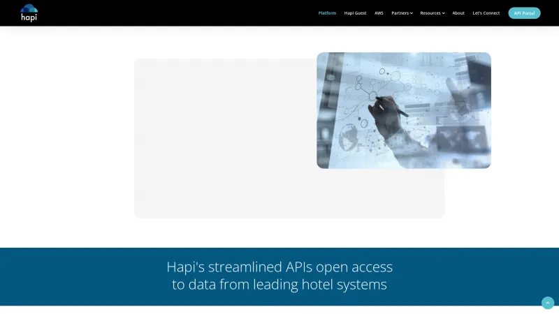 Homepage of Hapi