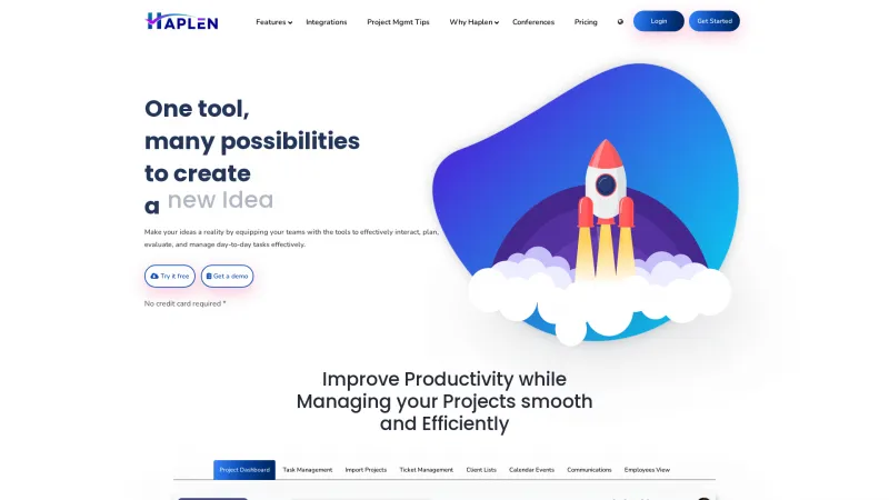 Homepage of Haplen