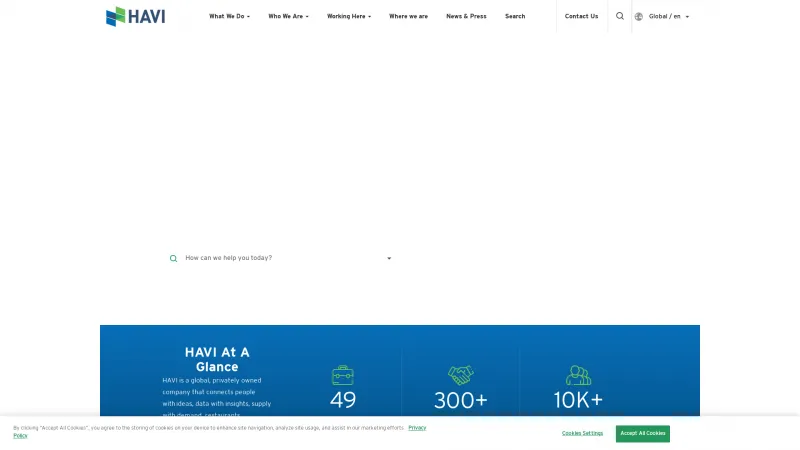 Homepage of HAVI