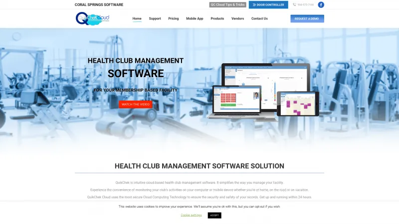 Homepage of QuikCheK Cloud