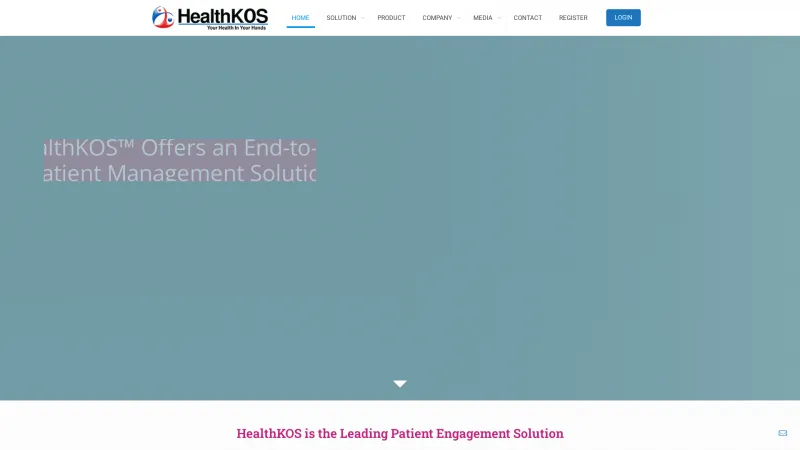 Homepage of HealthKOS