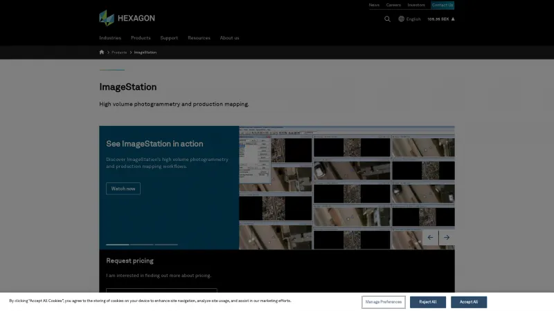 Homepage of ImageStation