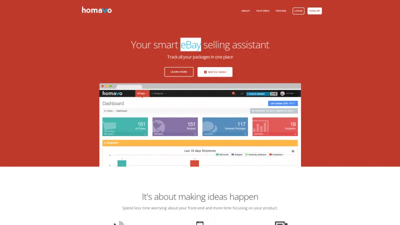 Homepage of HomaVo