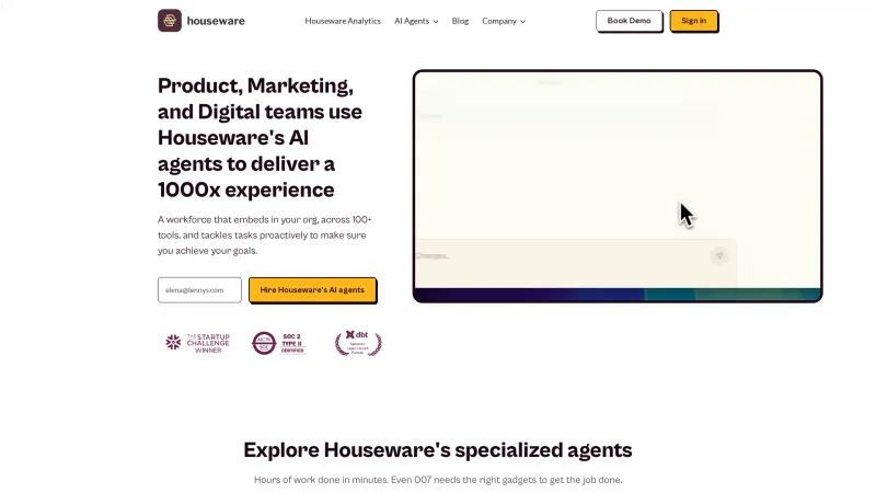 Homepage of Houseware