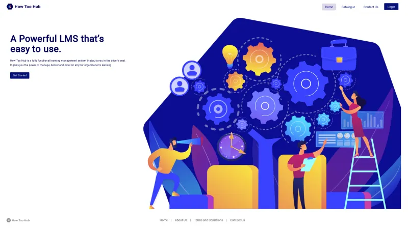 Homepage of HowTooHub