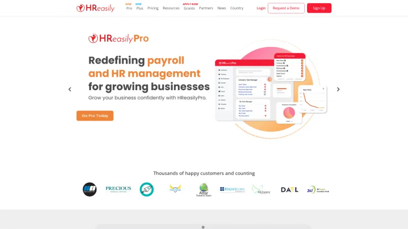 Homepage of HReasily