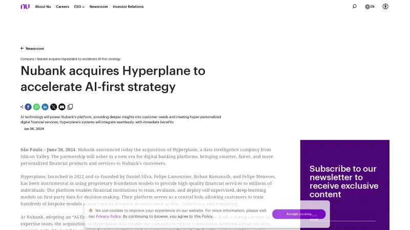 Homepage of Hyperplane