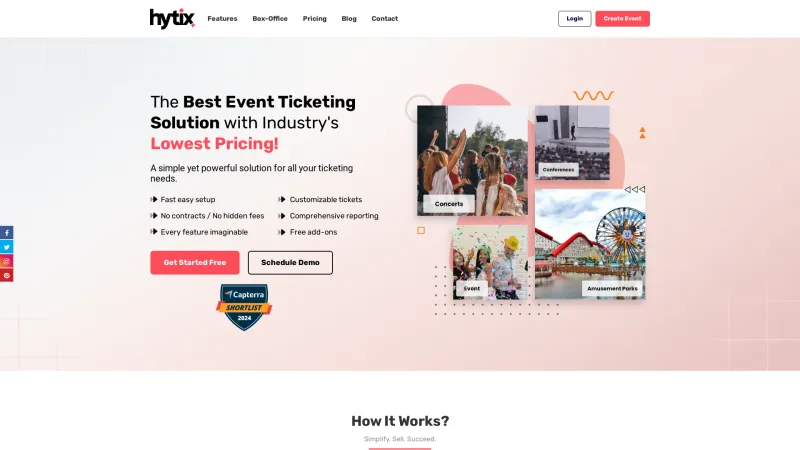 Homepage of Hytix