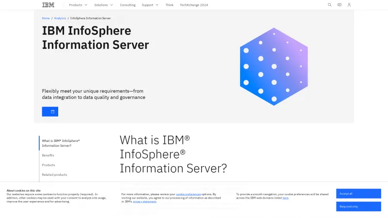 Homepage of IBM Industry Models