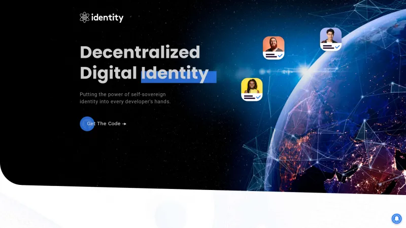 Homepage of Identity.com