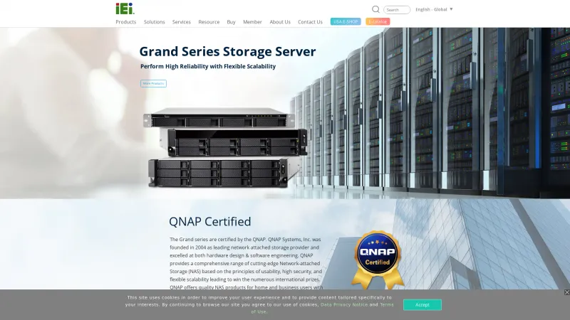 Homepage of IEI Grand Series