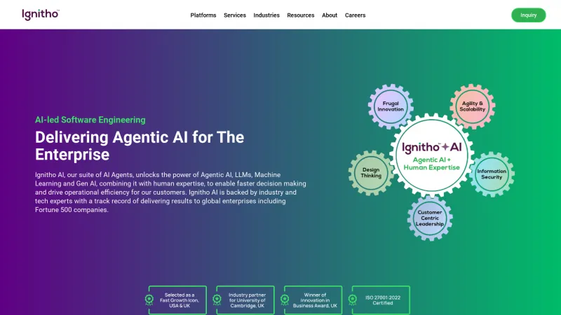 Homepage of Ignitho Customer Data Platform Accelerator