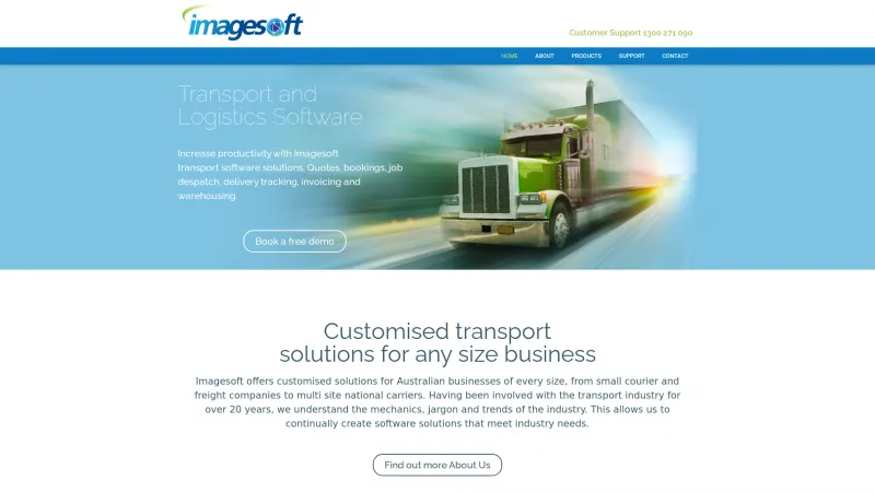 Homepage of Imagesoft FMS