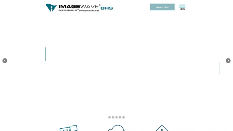 Homepage of ImageWave