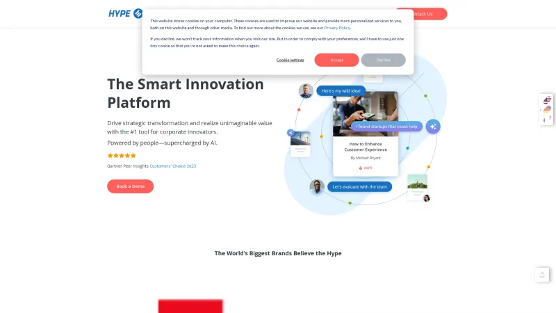 Homepage of Innovation Central