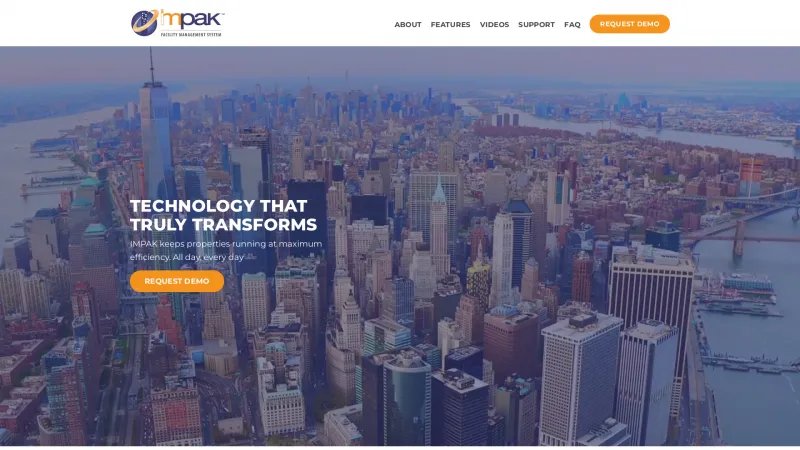 Homepage of Impak