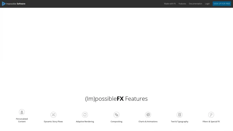 Homepage of ImpossibleFX