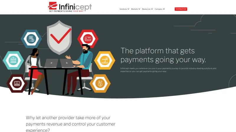 Homepage of Infinicept