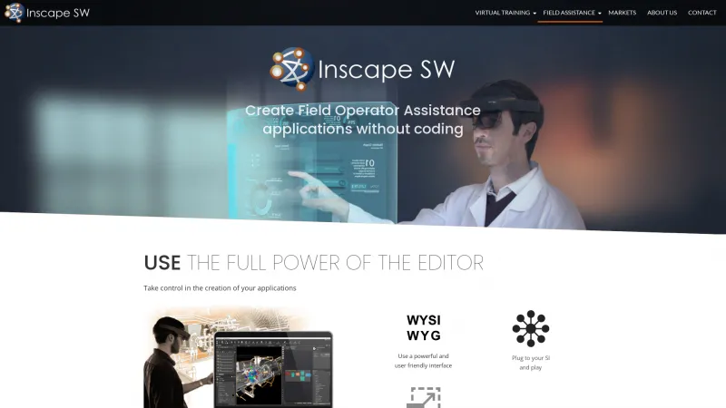 Homepage of Inscape SW