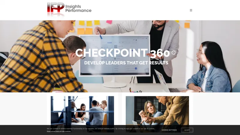 Homepage of CheckPoint 360°