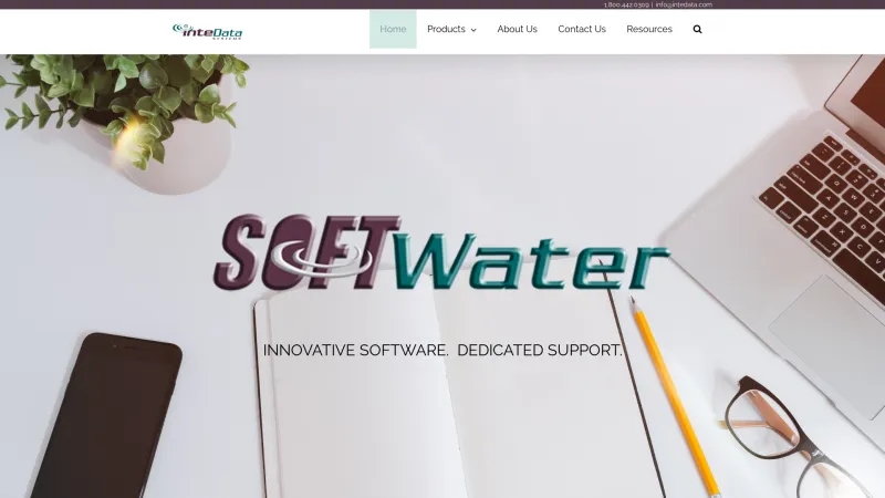 Homepage of SOFTWater