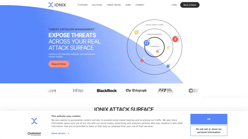 Homepage of IONIX