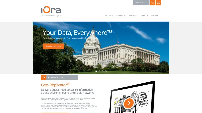 Homepage of Geo-Replicator