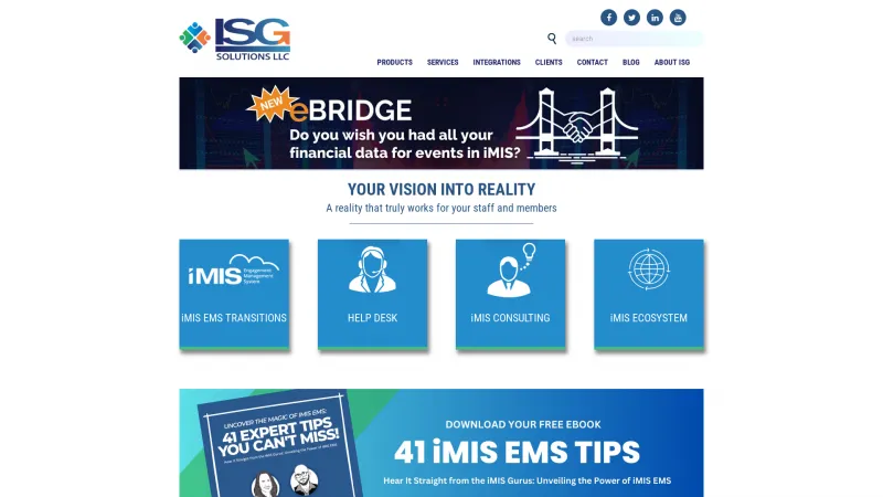 Homepage of ISGweb