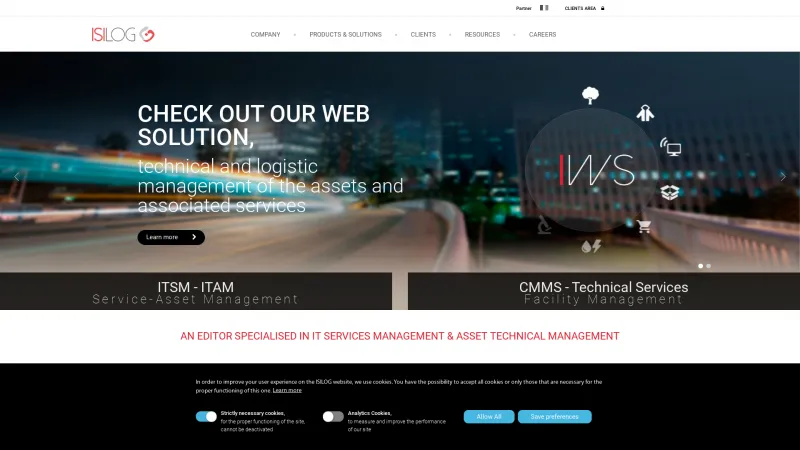 Homepage of ISILOG GROUP