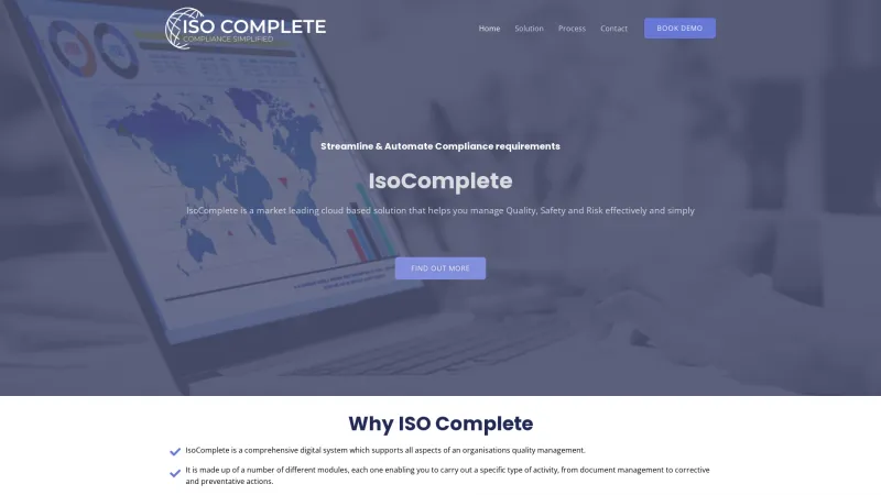 Homepage of IsoComplete