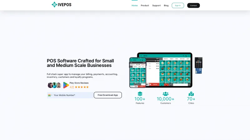 Homepage of IVEPOS