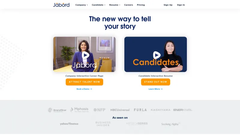 Homepage of Jabord