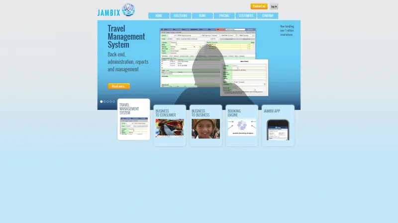 Homepage of Jambix