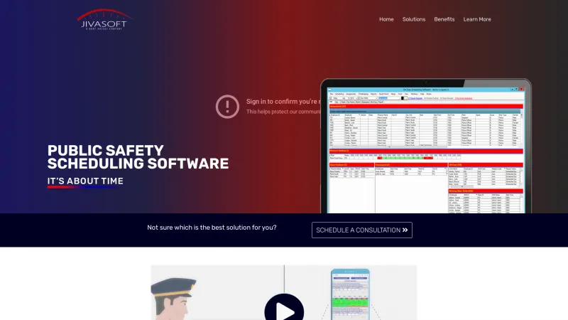 Homepage of On Duty