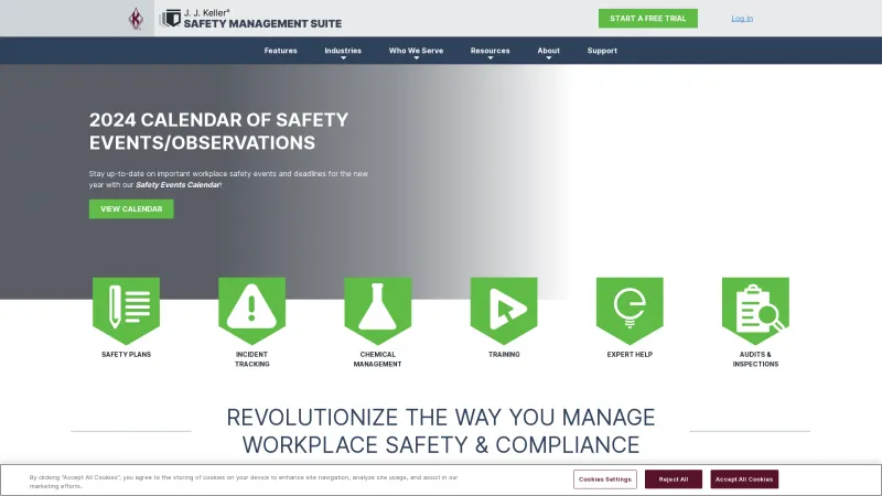 Homepage of J. J. Keller SAFETY MANAGEMENT SUITE