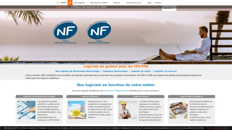 Homepage of Trésorerie