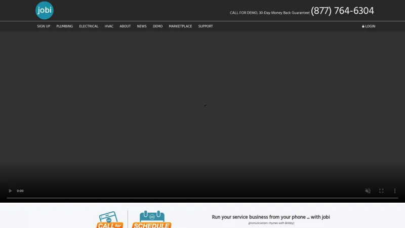 Homepage of Jobi