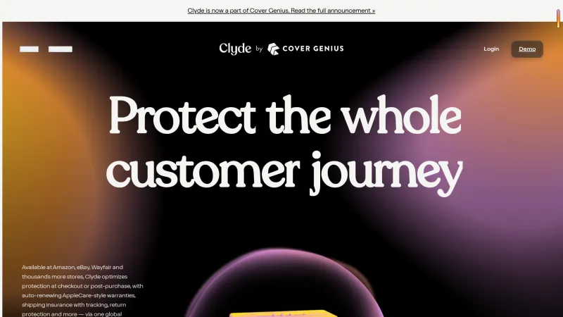 Homepage of Clyde