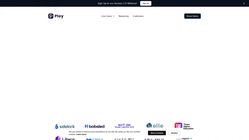 Homepage of Ploy