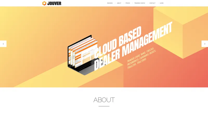 Homepage of Jouver