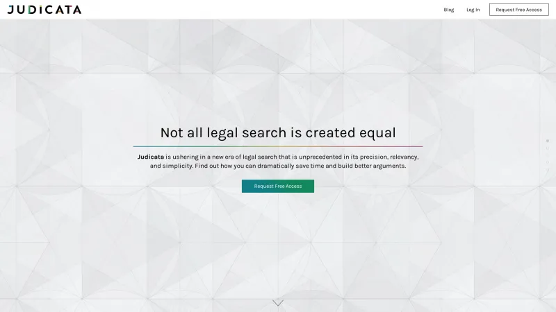 Homepage of Judicata Clerk