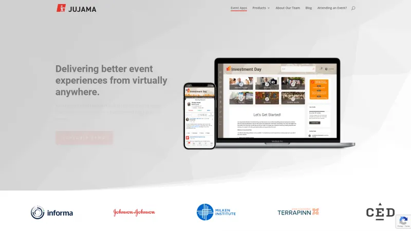 Homepage of JUJAMA