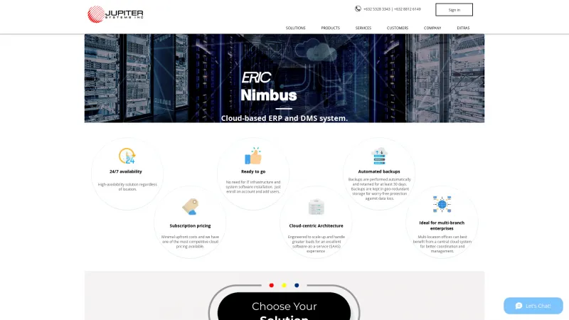 Homepage of ERIC Nimbus