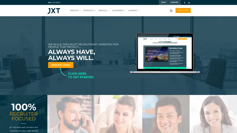 Homepage of JXT