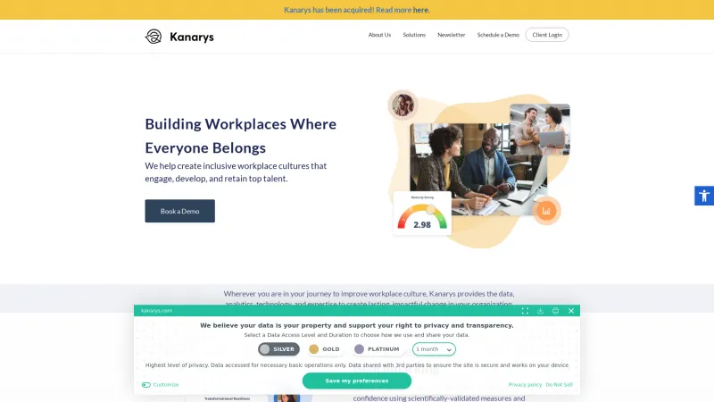 Homepage of Kanarys