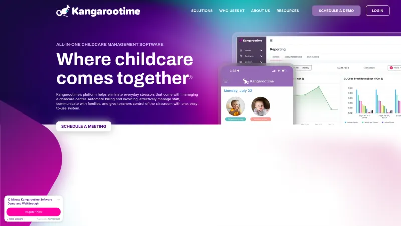 Homepage of Kangarootime